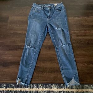 EUC Free People Stretchy High Rise Jeans